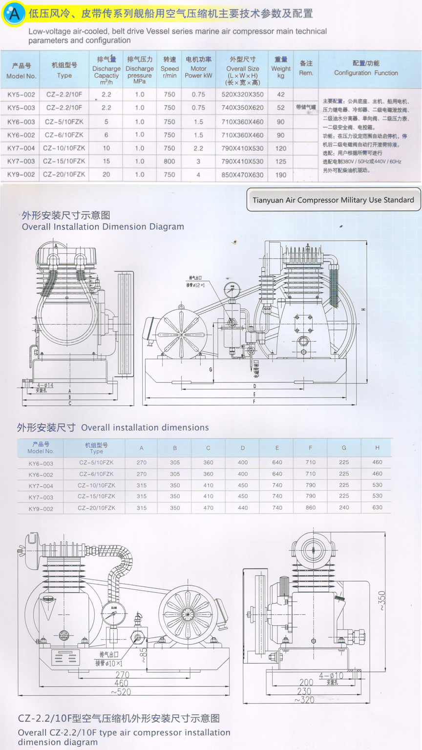 船用空压机 船用空压机